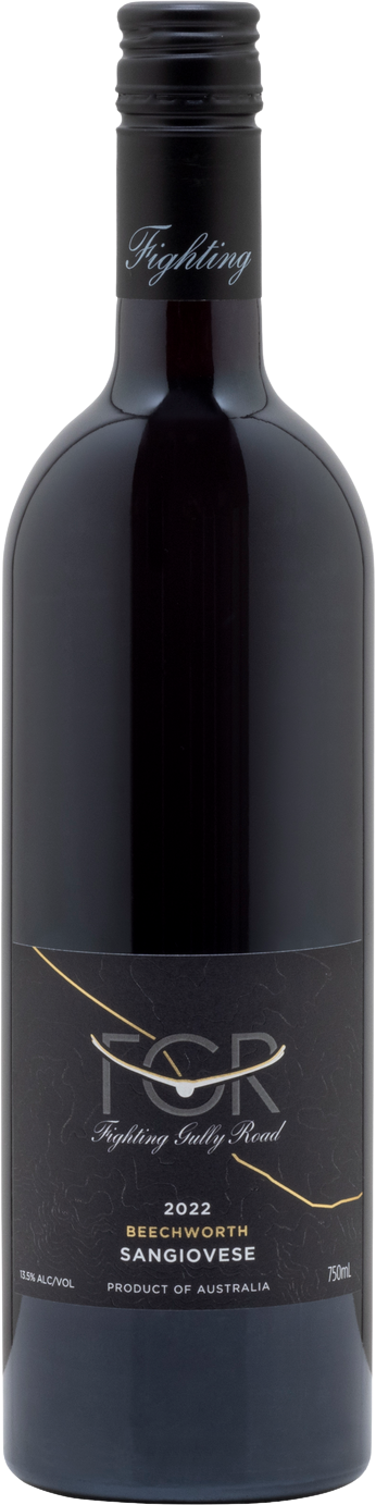 Fighting Gully Road Block 02 Sangiovese 2022 bottle — Beechworth